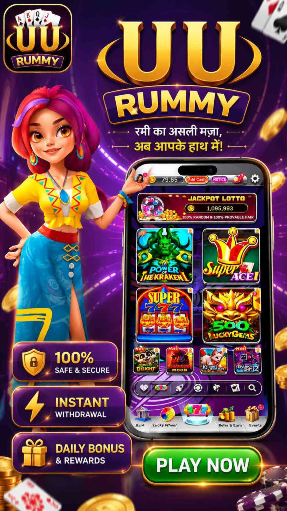 UU Rummy Apk (Casino Game) Download Sing-up Bonus ₹50 Withdrawal ₹100